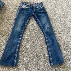 Rock revival flare jeans